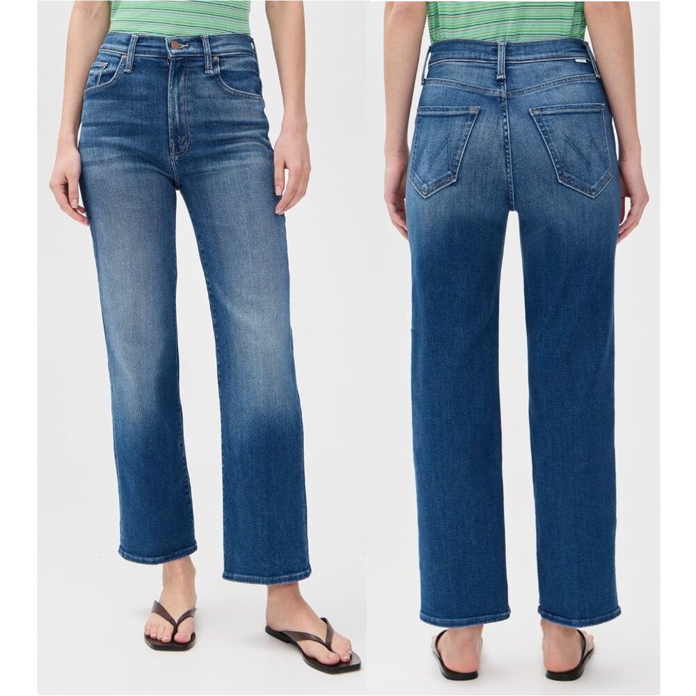 MOTHER The Rambler Zip Flood Jean Size 27 NWT